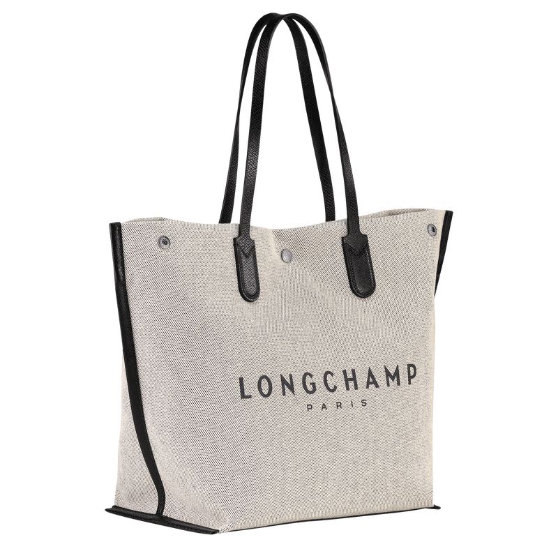 Women Longchamp Essential L Tote Bag Cream | Philippines-691DQYEHP