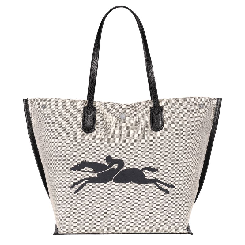 Women Longchamp Essential L Tote Bag Cream | Philippines-691DQYEHP