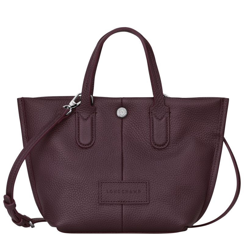 Women Longchamp Essential Xs Handbag Dark Purple | Philippines-561BNTECR