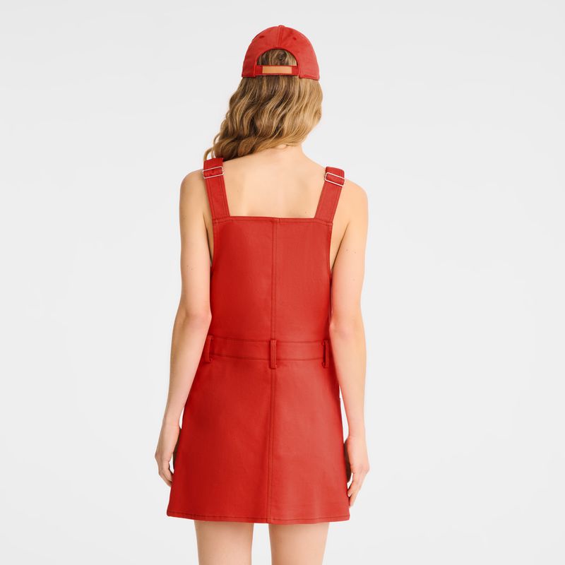 Women Longchamp Gabardine Dress Pink | Philippines-726VQURJC