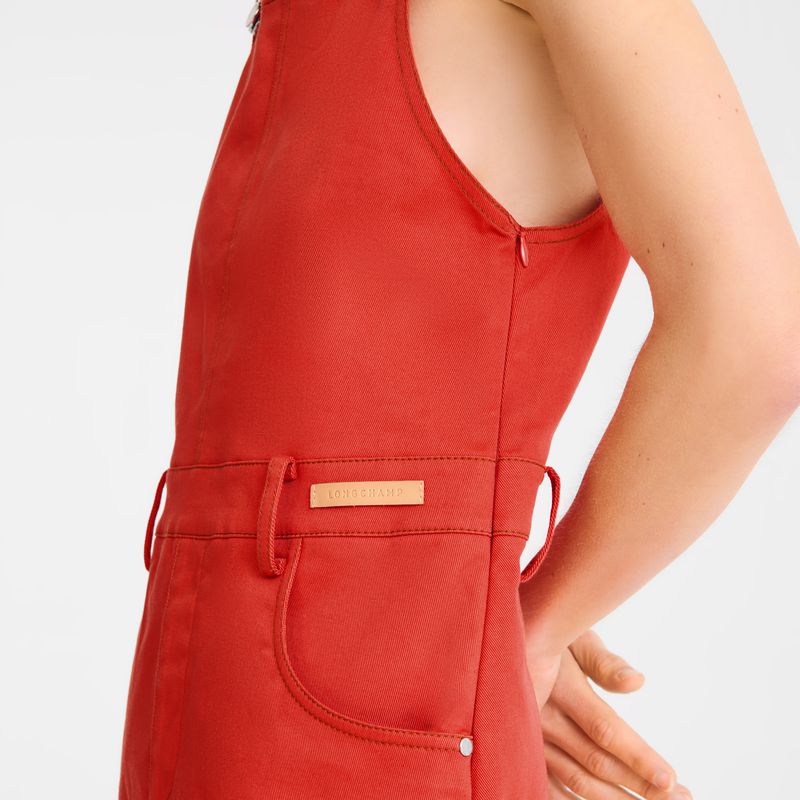 Women Longchamp Gabardine Dress Pink | Philippines-726VQURJC