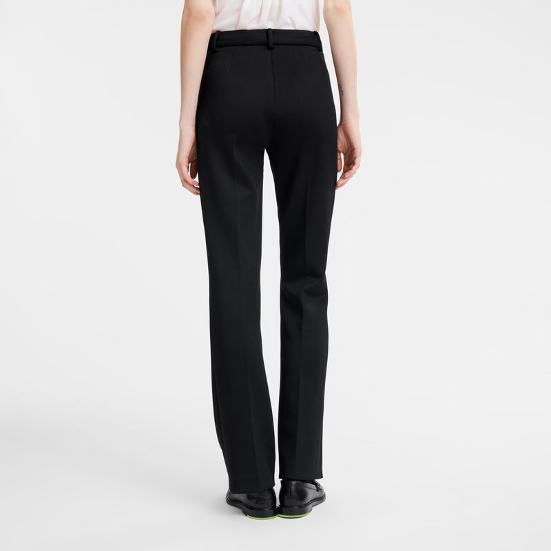 Women Longchamp Jersey Pants Black | Philippines-230JWOHAV