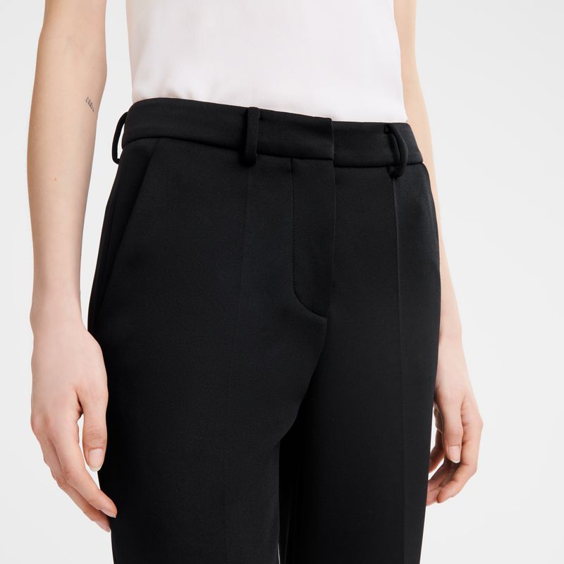 Women Longchamp Jersey Pants Black | Philippines-230JWOHAV