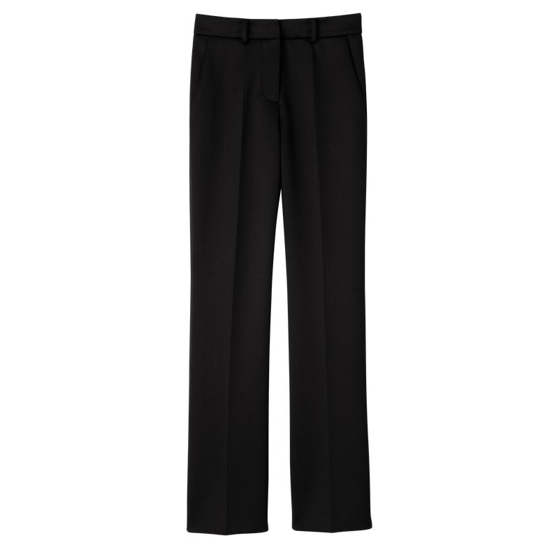 Women Longchamp Jersey Pants Black | Philippines-230JWOHAV