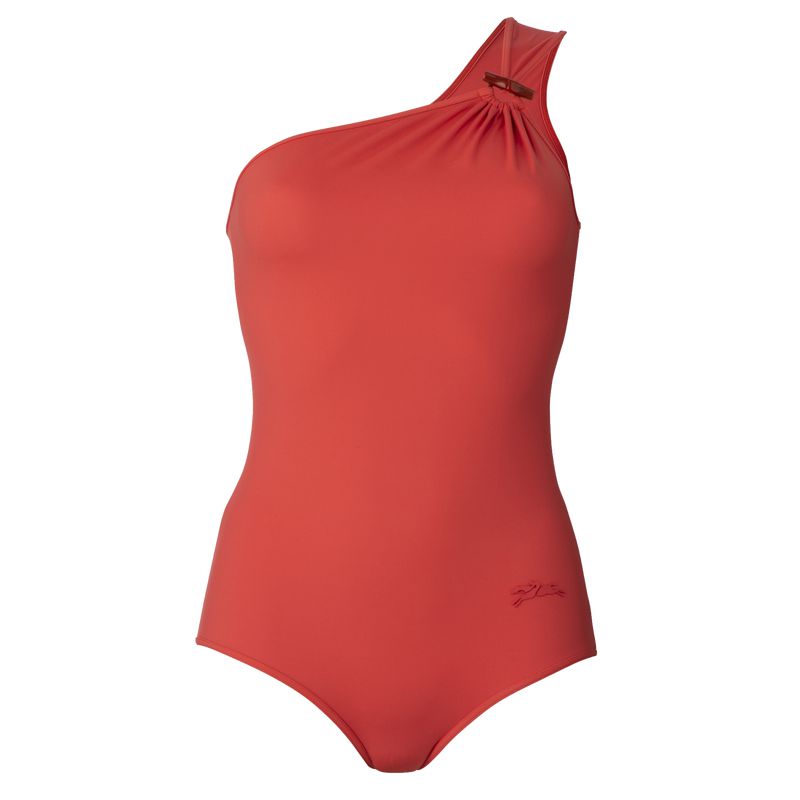 Women Longchamp Jersey Swimsuit Pink | Philippines-930KJRTZO