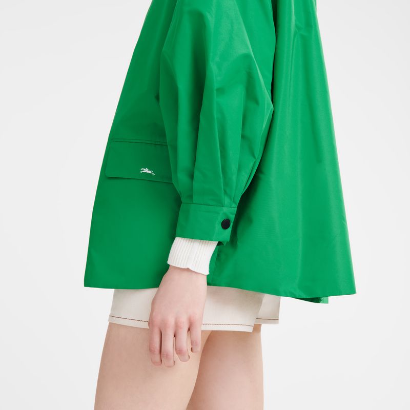 Women Longchamp Kimono Jacket Green | Philippines-176XPMCHI
