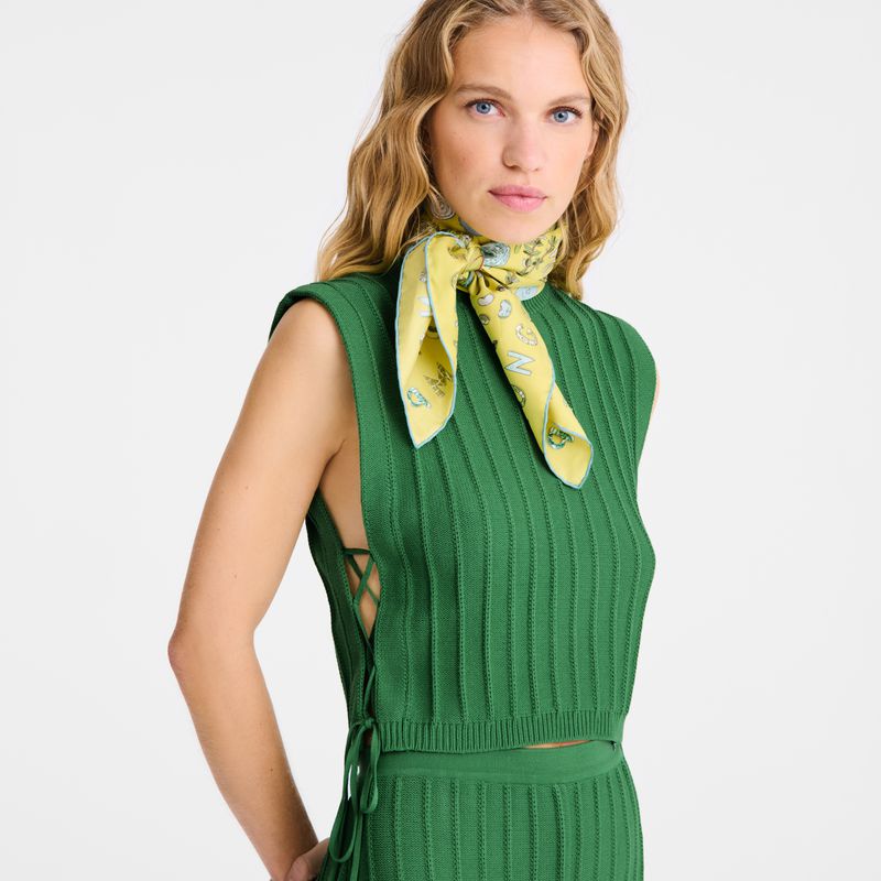 Women Longchamp Knit Top Green | Philippines-293PWBSMG