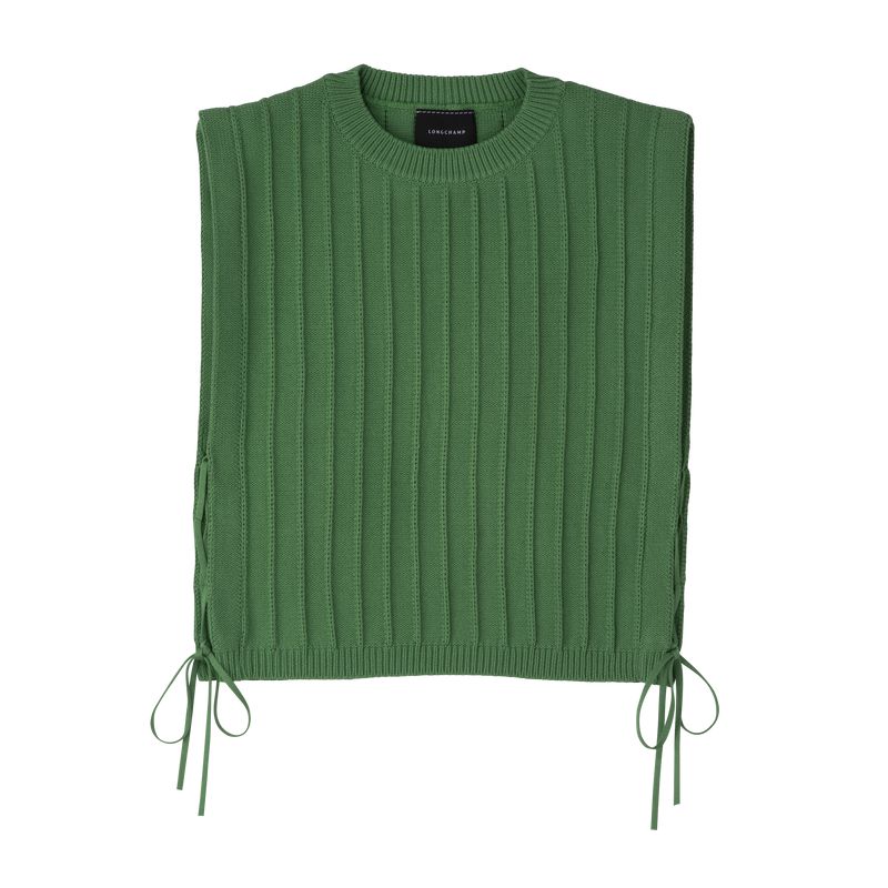 Women Longchamp Knit Top Green | Philippines-293PWBSMG