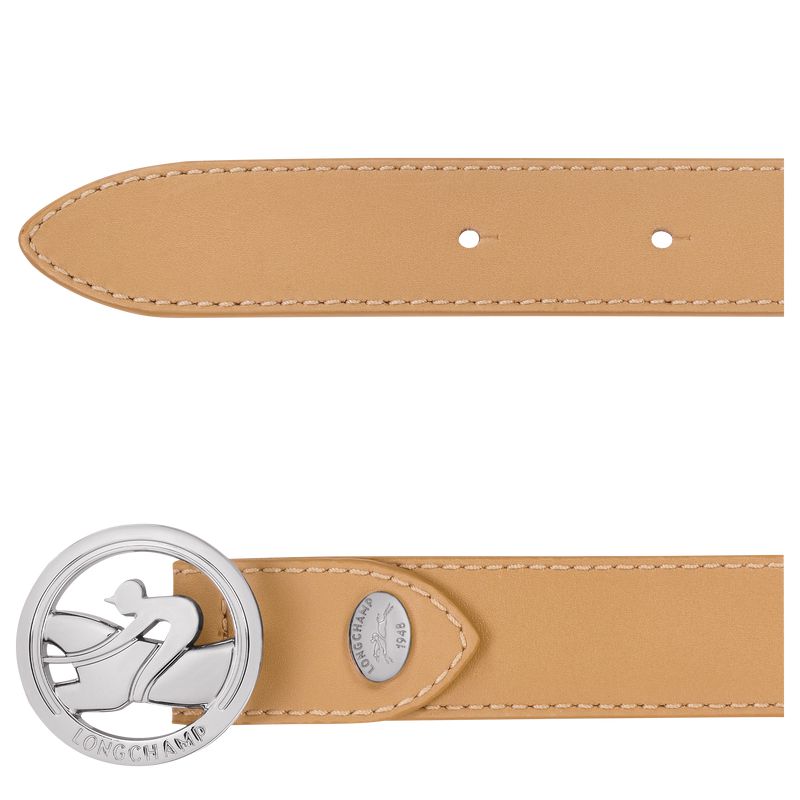 Women Longchamp La Médaille Belt Brown | Philippines-218SYGDRW