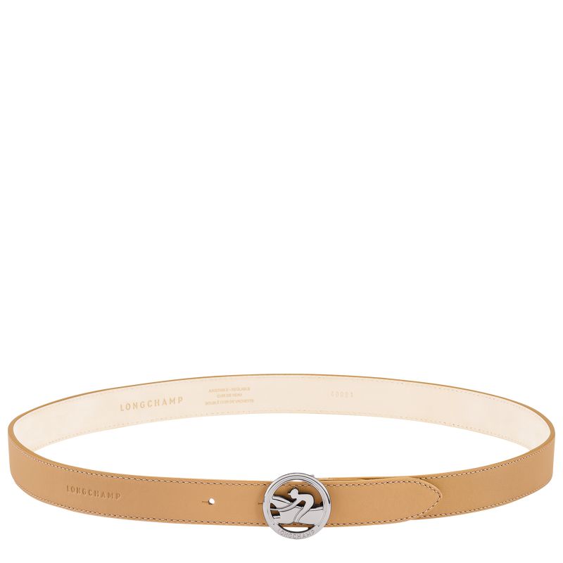 Women Longchamp La Médaille Belt Brown | Philippines-218SYGDRW