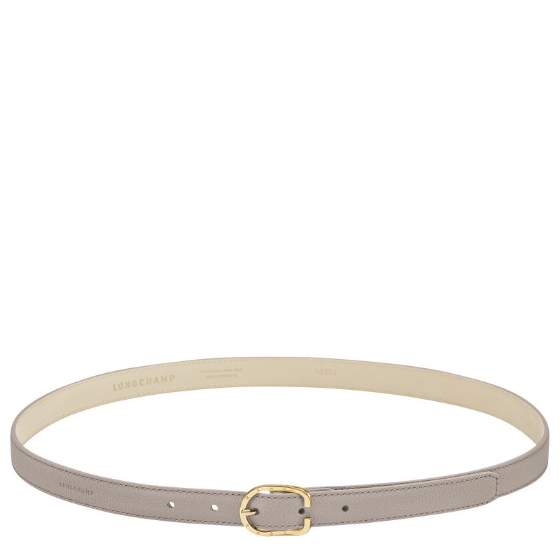 Women Longchamp Le Foulonné Belt Dark Grey | Philippines-867HWATLX