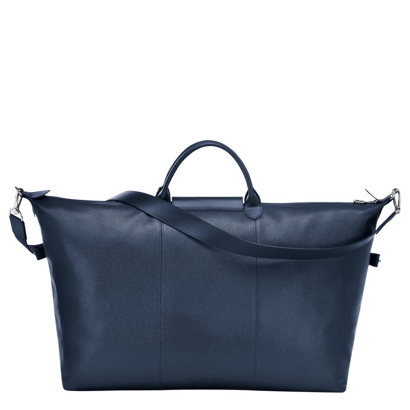 Women Longchamp Le Foulonné L Travel Bag Navy | Philippines-560VLYKQD
