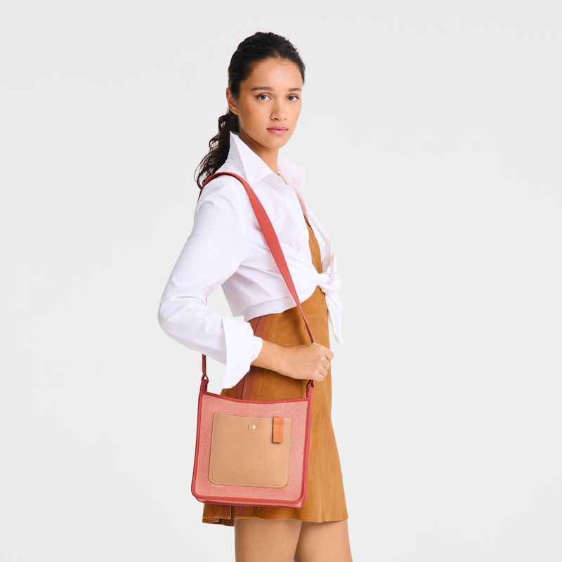 Women Longchamp Le Foulonné S Crossbody Bag Pink | Philippines-508GWBSVQ