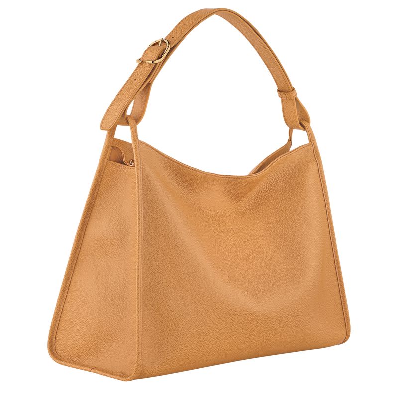 Women Longchamp Le Foulonné Xl Shoulder Bag Brown | Philippines-951MBLUXO