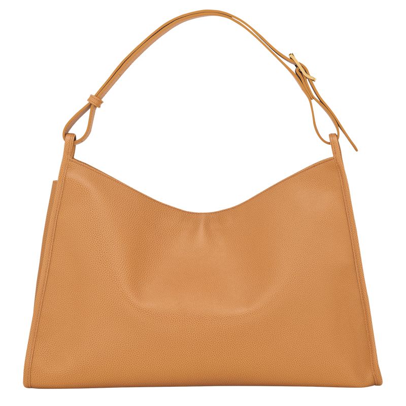 Women Longchamp Le Foulonné Xl Shoulder Bag Brown | Philippines-951MBLUXO