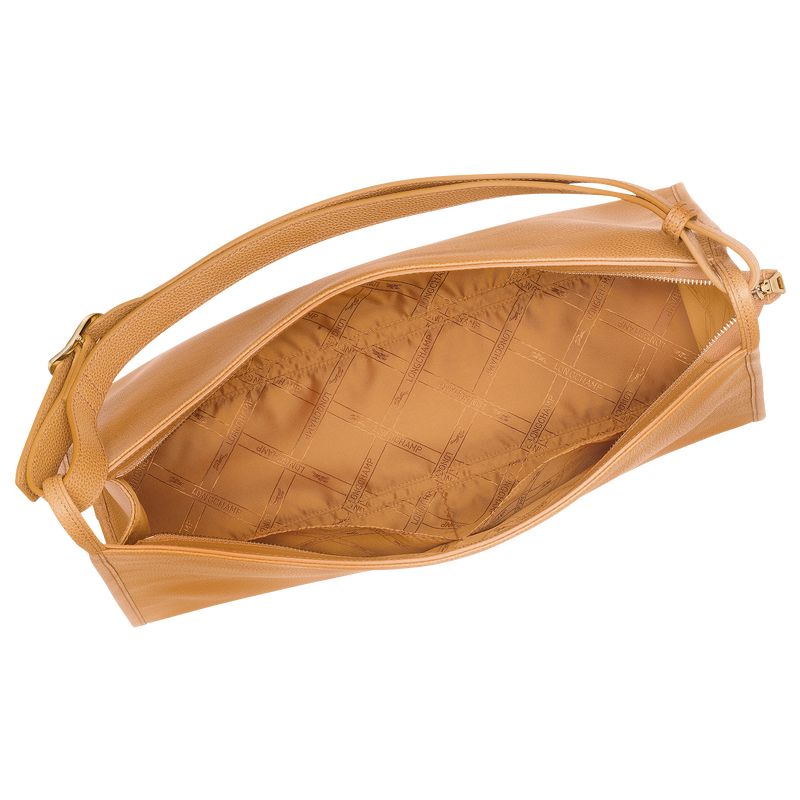 Women Longchamp Le Foulonné Xl Shoulder Bag Brown | Philippines-951MBLUXO