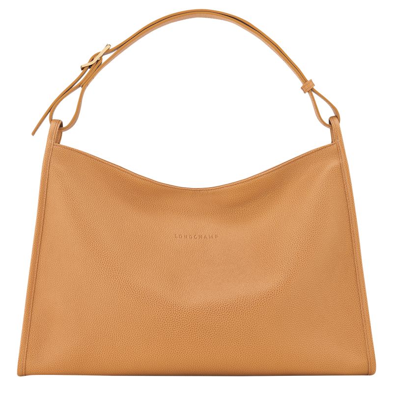 Women Longchamp Le Foulonné Xl Shoulder Bag Brown | Philippines-951MBLUXO