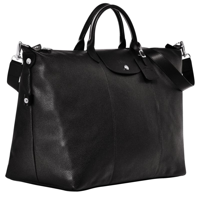 Women Longchamp Le Foulonné Xl Travel Bag Black | Philippines-460GUSXQB