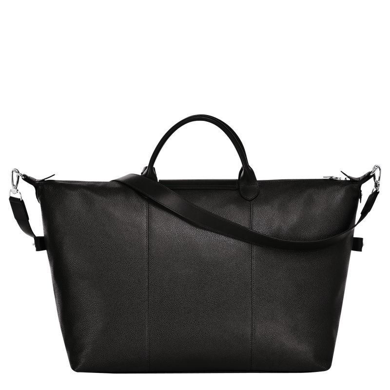 Women Longchamp Le Foulonné Xl Travel Bag Black | Philippines-460GUSXQB
