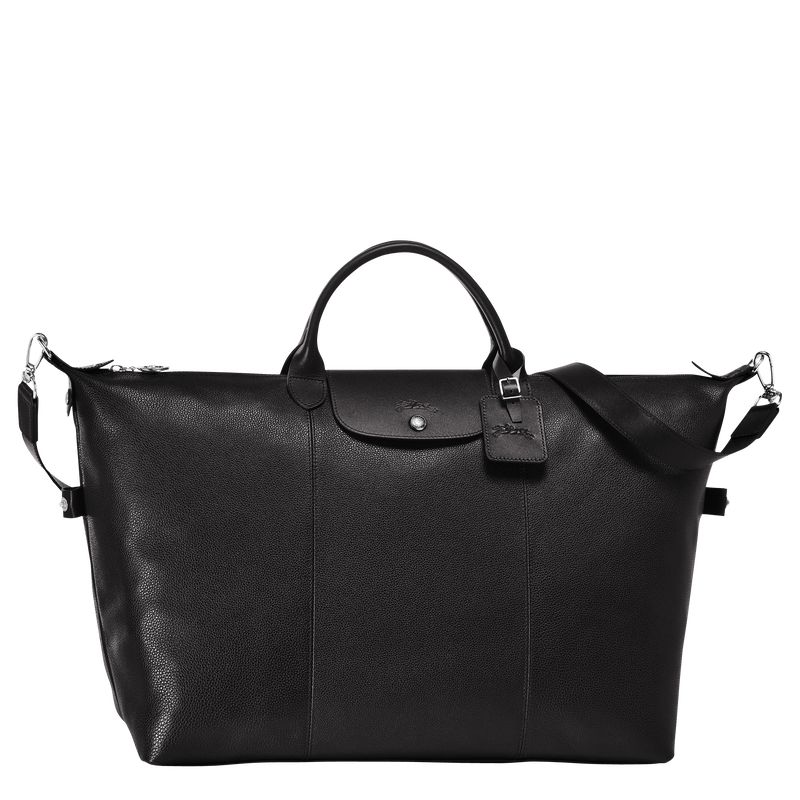 Women Longchamp Le Foulonné Xl Travel Bag Black | Philippines-460GUSXQB