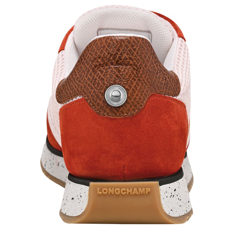 Women Longchamp Le Pliage Green Sneakers Red / Orange | Philippines-607TFJKCO
