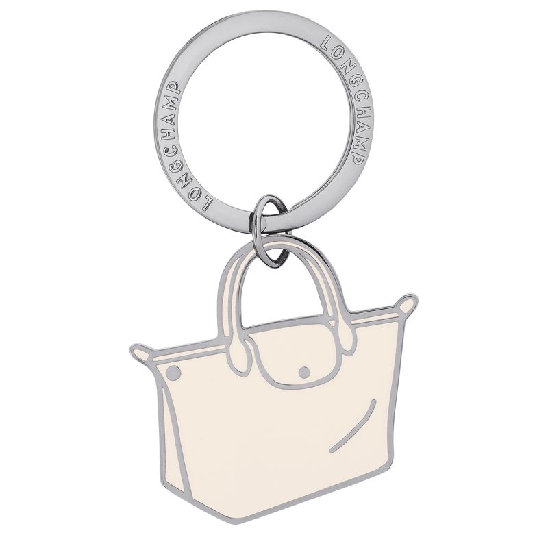 Women Longchamp Le Pliage Key Rings Cream | Philippines-386NEBKQC