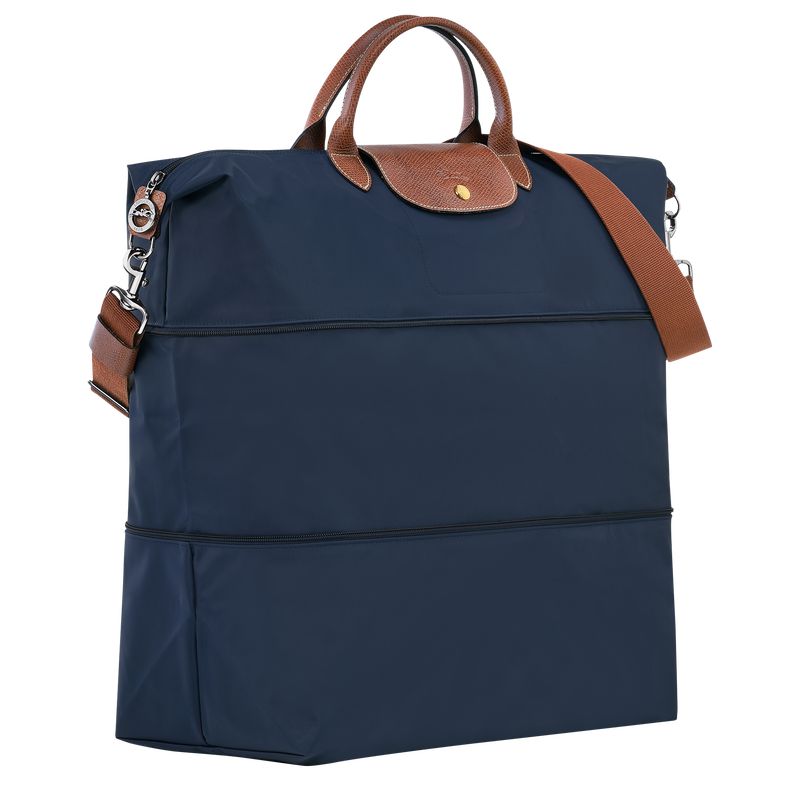 Women Longchamp Le Pliage Original Expandable Travel Bag Navy | Philippines-192LOWAGD