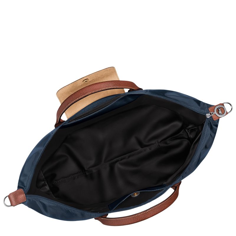 Women Longchamp Le Pliage Original Expandable Travel Bag Navy | Philippines-192LOWAGD
