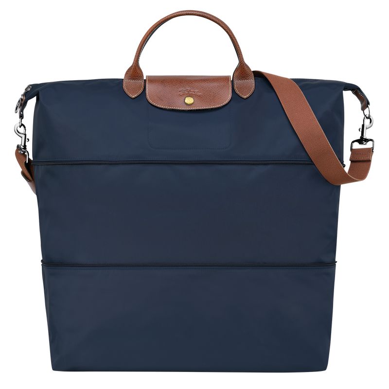 Women Longchamp Le Pliage Original Expandable Travel Bag Navy | Philippines-192LOWAGD