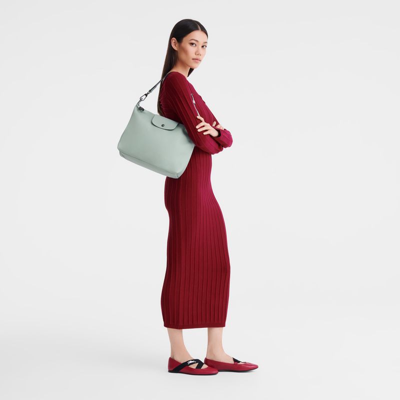 Women Longchamp Le Pliage Xtra M Hobo Bag Blue Green | Philippines-061UTBOMC
