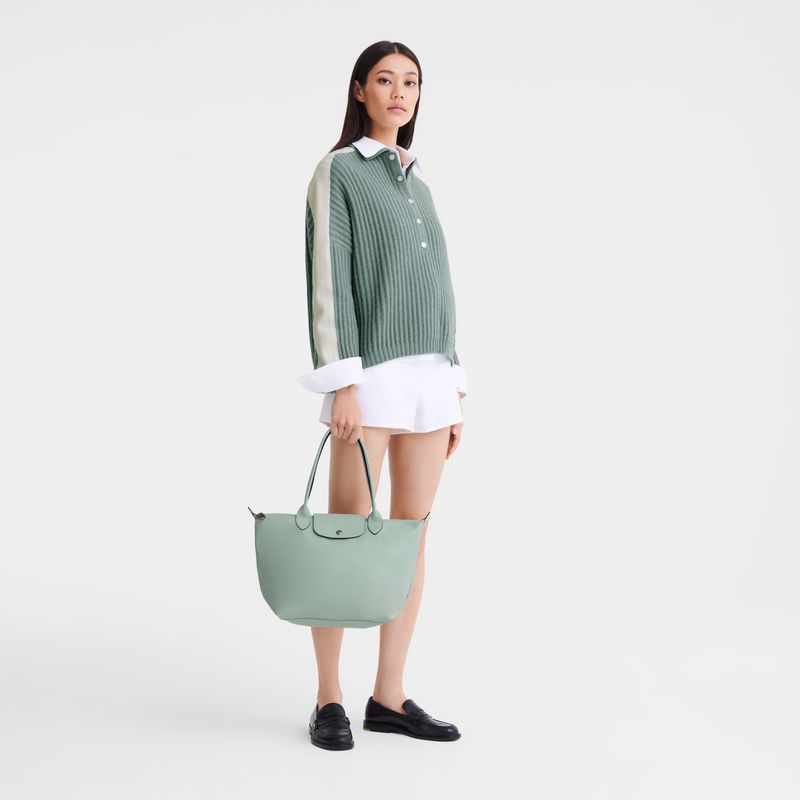 Women Longchamp Le Pliage Xtra M Tote Bag Blue Green | Philippines-281BELZQV
