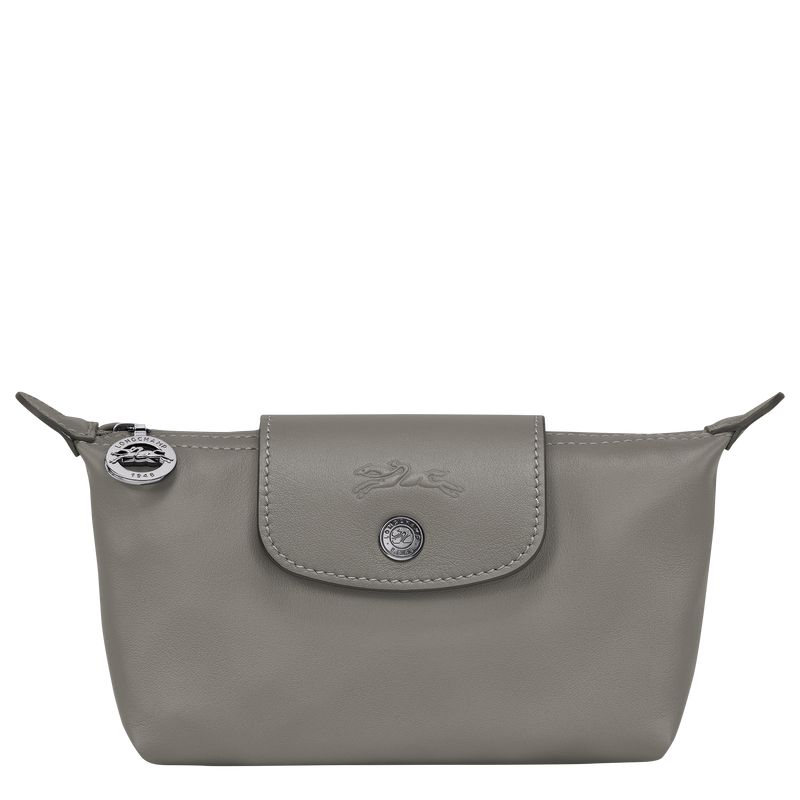 Women Longchamp Le Pliage Xtra Pouch Grey | Philippines-872HPYWLK