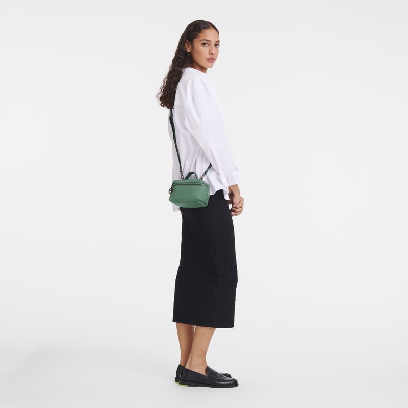 Women Longchamp Le Pliage Xtra Xs Vanity Toiletry Bags Olive | Philippines-103UXNHZK