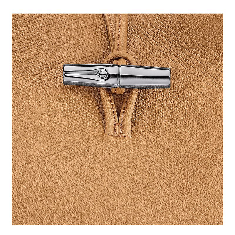 Women Longchamp Le Roseau L Handbag Brown | Philippines-962UKPODM
