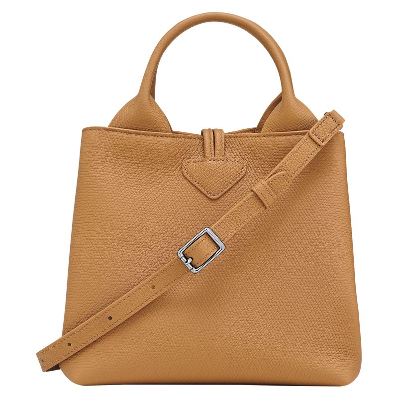 Women Longchamp Le Roseau S Handbag Brown | Philippines-967WXVZEO