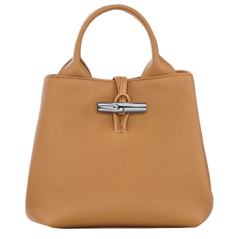 Women Longchamp Le Roseau S Handbag Brown | Philippines-967WXVZEO
