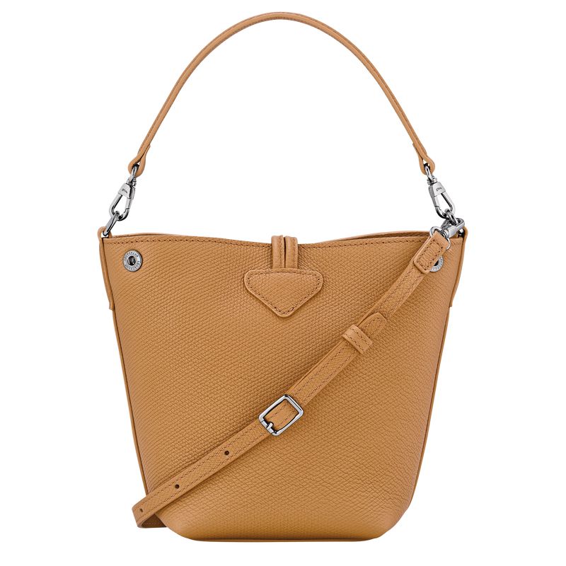 Women Longchamp Le Roseau Xs Bucket Bag Brown | Philippines-027PDILRW