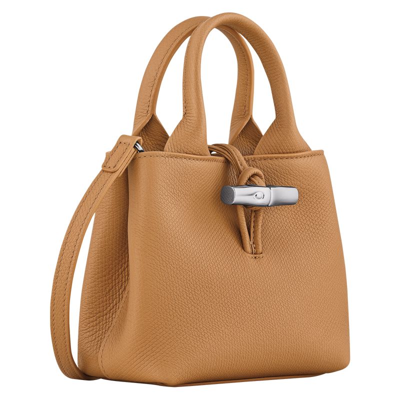 Women Longchamp Le Roseau Xs Handbag Brown | Philippines-640EKTUSY