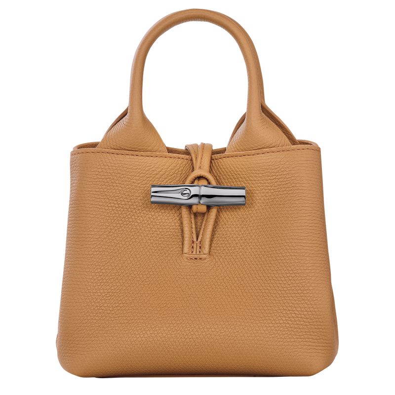 Women Longchamp Le Roseau Xs Handbag Brown | Philippines-640EKTUSY