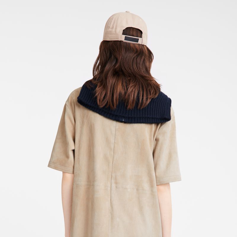 Women Longchamp Leather Long Dress Beige | Philippines-920OXJQCE