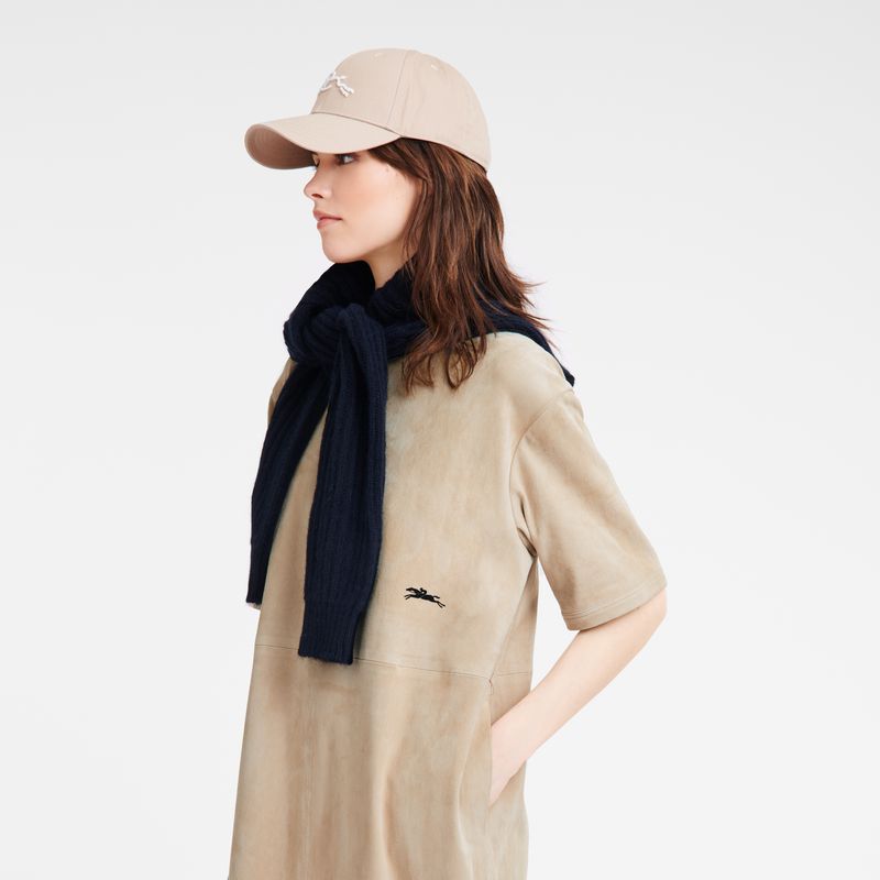 Women Longchamp Leather Long Dress Beige | Philippines-920OXJQCE