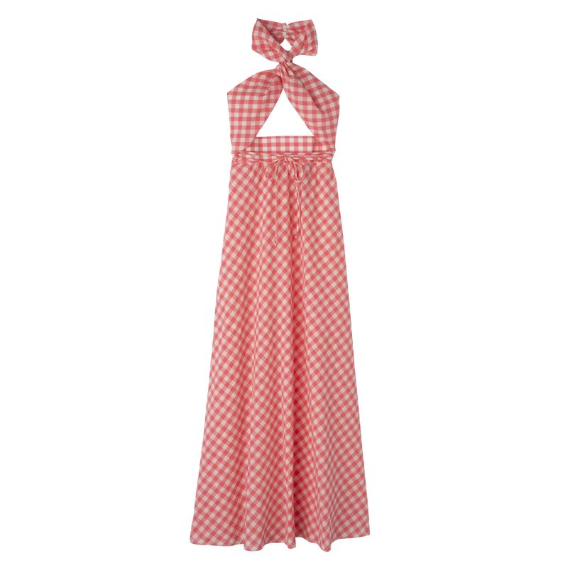 Women Longchamp Long Dress Pink | Philippines-106CDIYNV