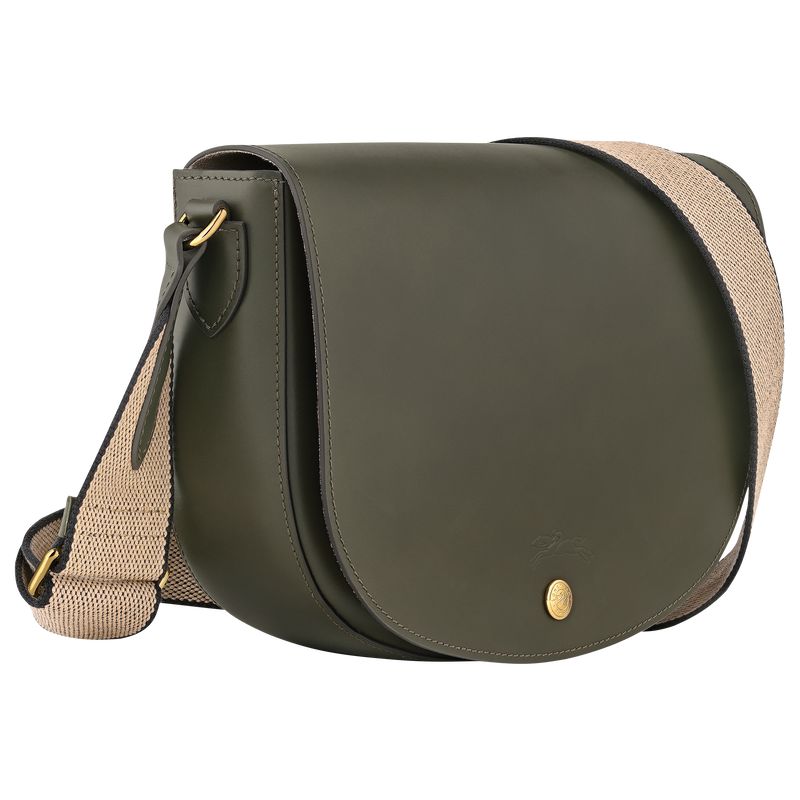 Women Longchamp Épure M Crossbody Bag Khaki | Philippines-612JZUITK