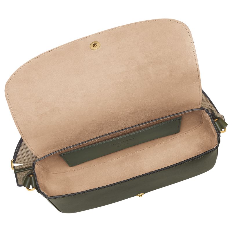 Women Longchamp Épure M Crossbody Bag Khaki | Philippines-612JZUITK