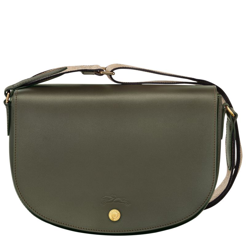 Women Longchamp Épure M Crossbody Bag Khaki | Philippines-612JZUITK