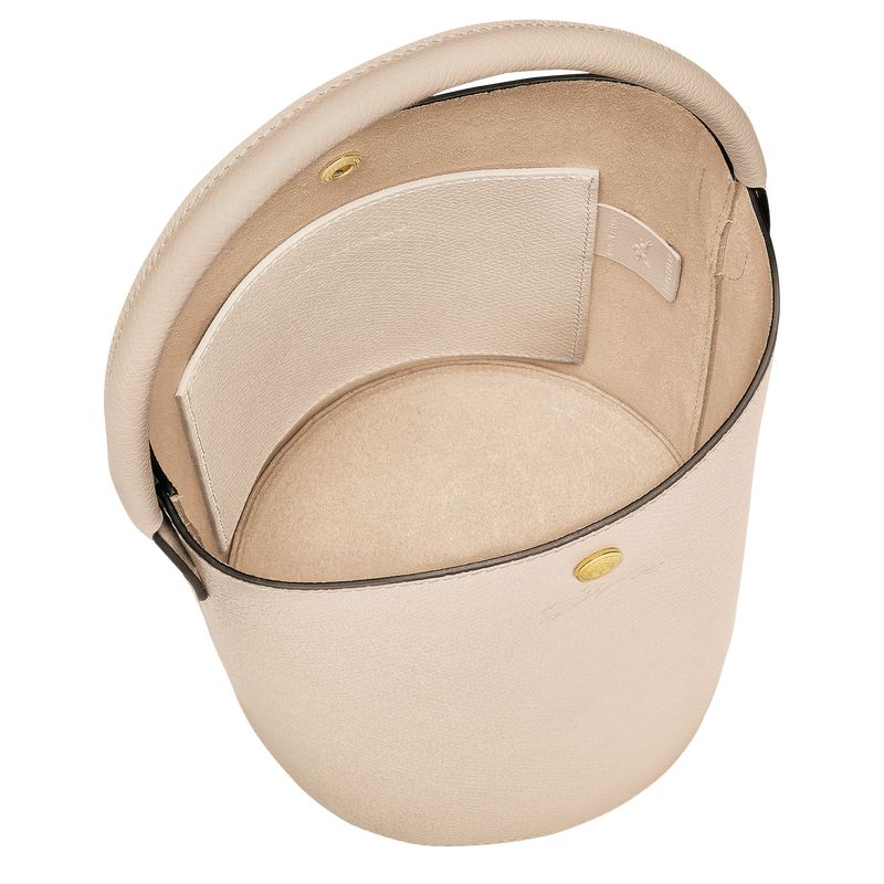 Women Longchamp Épure S Bucket Bag Beige | Philippines-852SWZRHM