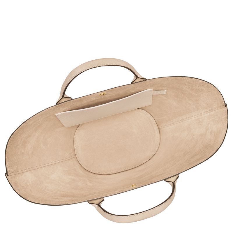 Women Longchamp Épure Xl Tote Bag Beige | Philippines-359MEWSFB